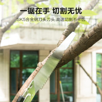 得力(deli)园林锯 SK5刀头 三面磨齿园林手锯手工锯木工锯钢锯 DL580935