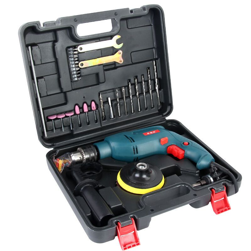 多功能家用冲击钻两用手电钻电锤套装家用电动工具螺丝刀bs款冲击钻