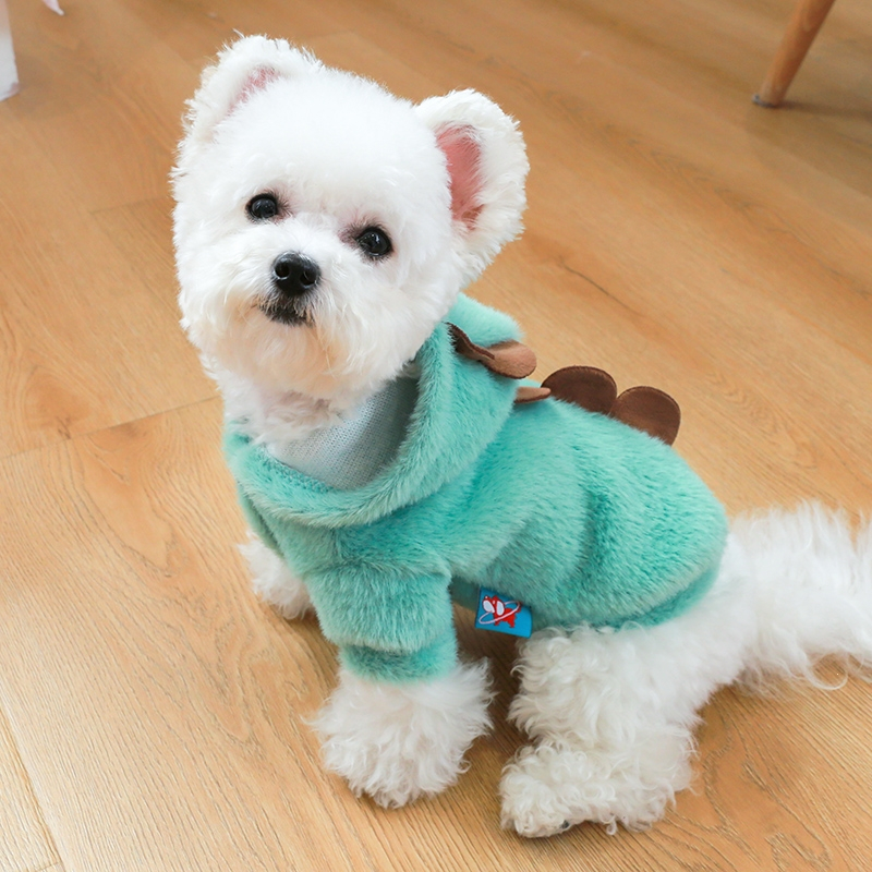 狗狗衣服春秋款米妮泰迪比熊博美加厚保暖宠物卫衣幼犬秋冬变身装帽衫