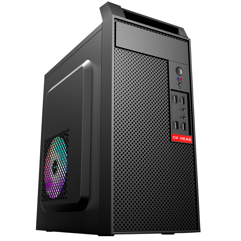 铭能 i5级四核至强E5 420 4G高频内存 128G固态 SSD 台式电脑 台式机 电脑主机 组装电脑 DIY组装机家用办公组装机商务娱乐影音学生网课游戏电脑+24英寸直面全套
