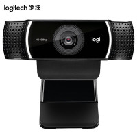 罗技（Logitech） C922高清网络摄像头 黑色 D