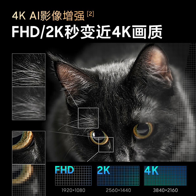 三星电视 QA65QN80FAJXXZ 65英寸Neo AI Mini LED电视 超薄4K大屏影院