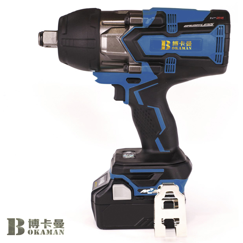 博卡曼锂电冲击扳手BS36-1118CJ（5Ah一电一充）台