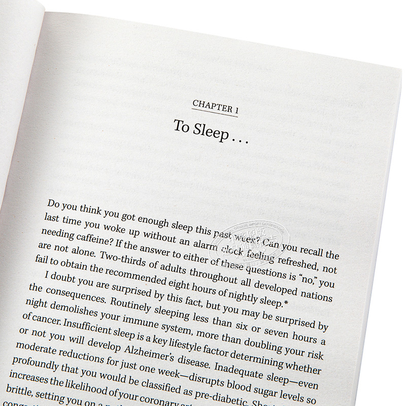 [正版]中商原版我们为什么睡觉?英文原版 Why We Sleep 意识、睡眠与大脑 Matthew Walker高清大图