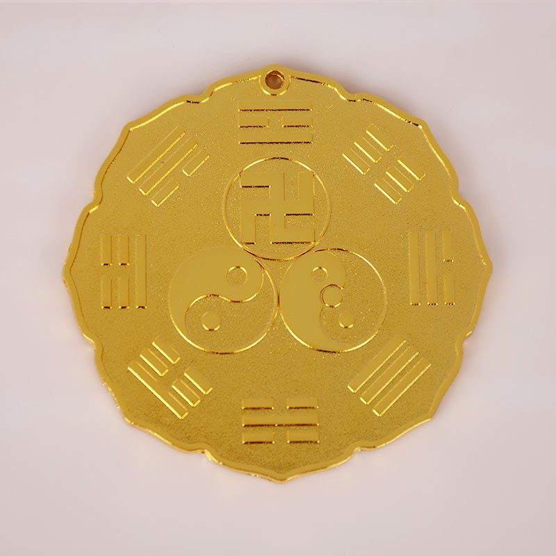 宏图好运莲花八卦万字符能量卍太极八卦补角牌房屋缺角万字牌