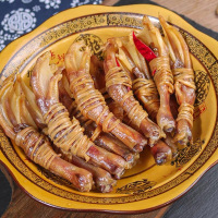 【中华特色】六安馆 牧鹅特色风干鸭脚包20个 安徽特色水阳三宝腊鸭掌鸭爪鸭脚