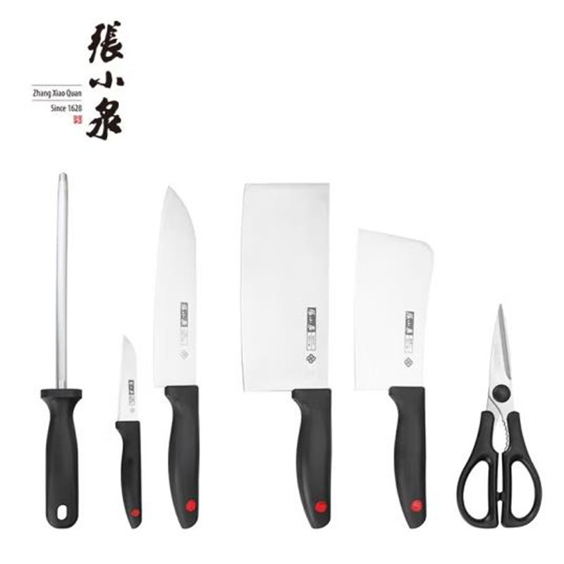 张小泉张字号*雅仕系列套装刀具七件套D30870300高清大图
