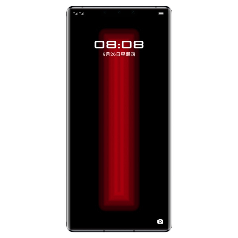 华为 HUAWEI Mate 30 RS 保时捷设计麒麟990芯片OLED环幕屏双4000万徕卡 玄黑 5G全网通