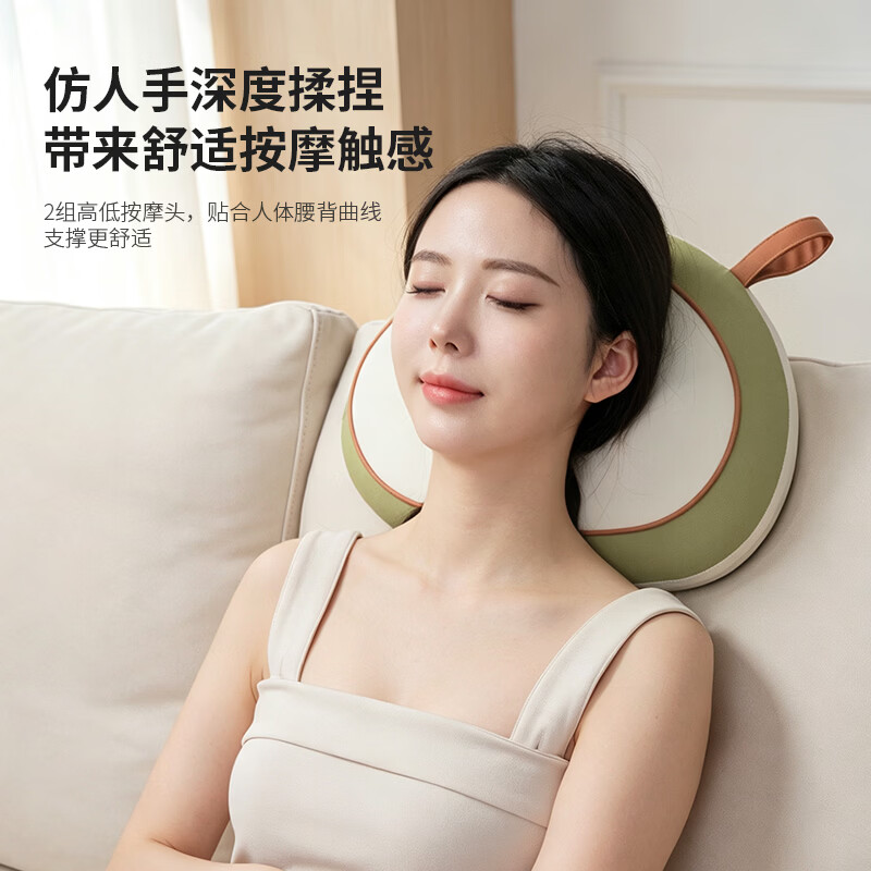 HYUNDAI肩颈按摩器HMD-8880智能热敷揉捏按摩仪3D立体按摩多功能便携设计高清大图