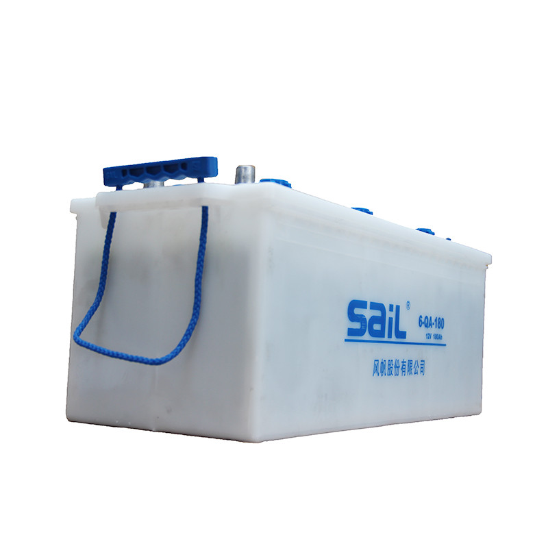 风帆(sail) 蓄电池 6-QA-180a 少维护加液汽车电瓶(不含电解液)12V180AH适用工程机械/拖拉机高清大图