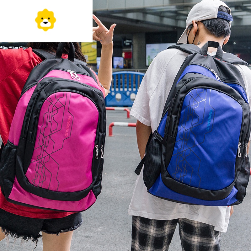 FENGHOU时尚户外潮流社会电脑双肩包男大容量学生书包旅行背包休闲旅游包高清大图