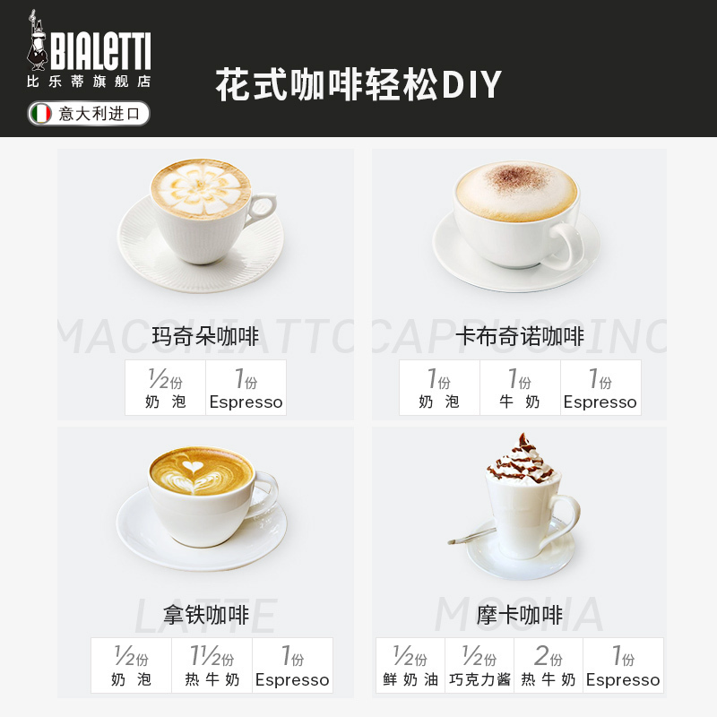 Bialetti比乐蒂摩卡壶意大利进口意式家用烧煮咖啡壶器具手冲滤壶