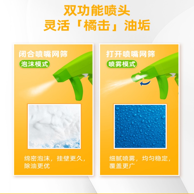 水卫士厨房重油污净480g/瓶高清大图