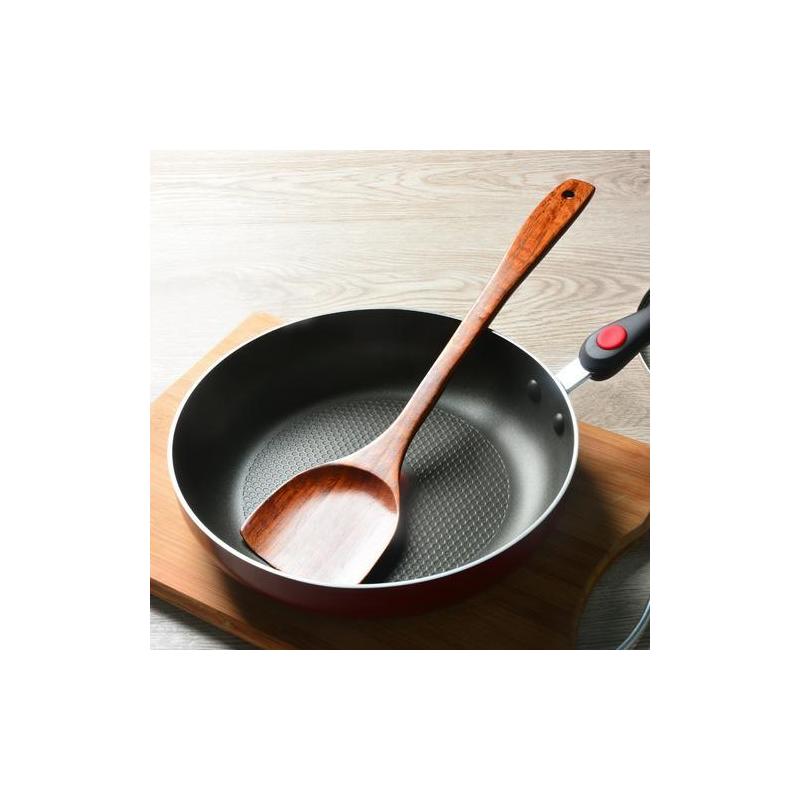 不粘锅专用铲子锅铲炒菜铲子木头长柄防烫炒菜木铲子家用厨房厨具