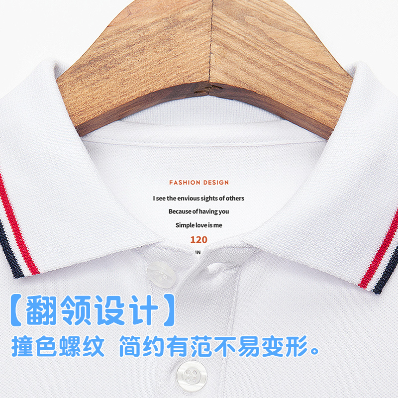 女童t恤短袖polo衫夏装2019新款韩版儿童体恤中大童女孩半袖上衣