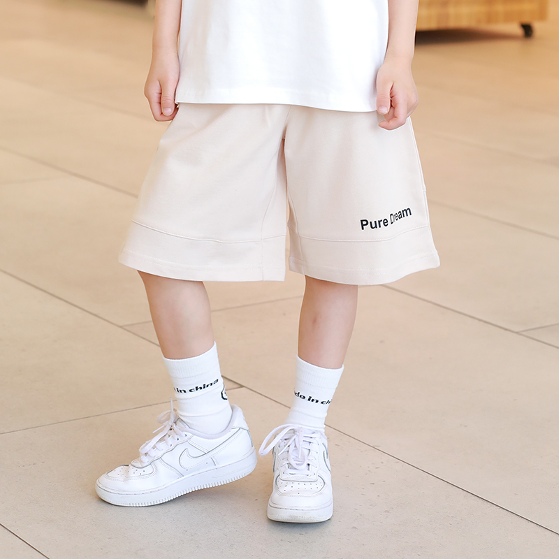 (longzhihan)童装儿童短裤男童夏季薄款外穿大童运动五分裤子男孩夏装