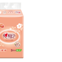 心相印花语DT200抽纸3包二层面巾纸软包