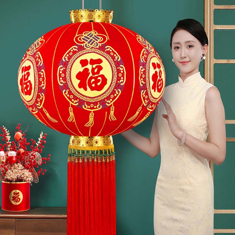 灯笼 长杆80#镀金盘六面福高清大图