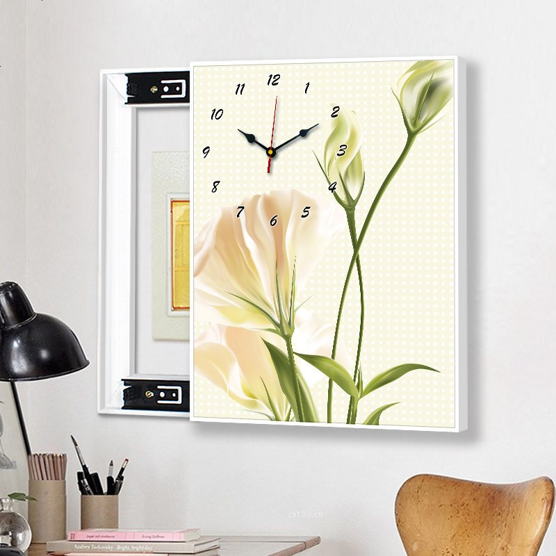 客厅电表箱装饰画简约餐厅开关遮挡挂画竖版电闸免打孔配电箱壁画