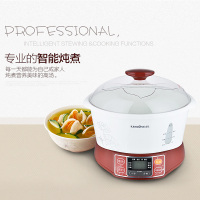 KAMJOVE/金灶 KT-25A 电炖锅 隔水炖 全自动陶瓷炖锅盅微电脑智能电炖锅燕窝炖盅隔水炖煲汤一锅双胆电炖盅红色