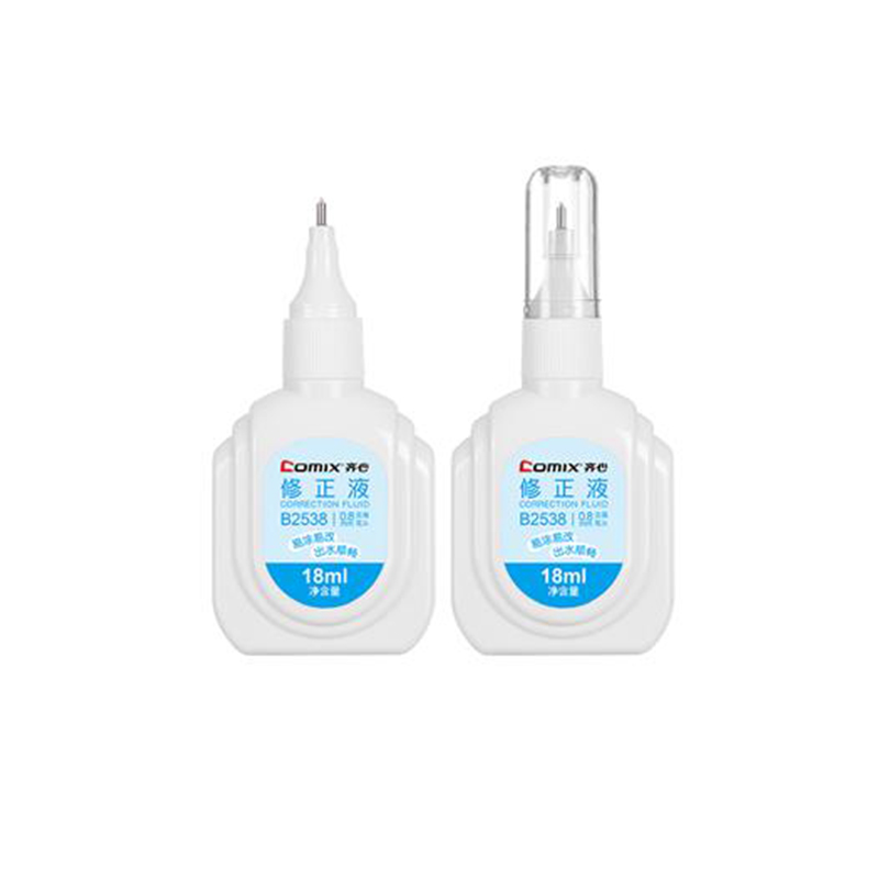 齐心 B2538 修正液 18ml 5瓶 （修正液）