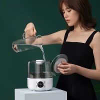 加湿器家用静音卧室大喷雾容量办公室空调孕婴迷你空气香薰机|智能遥控款[白色]+净水滤芯