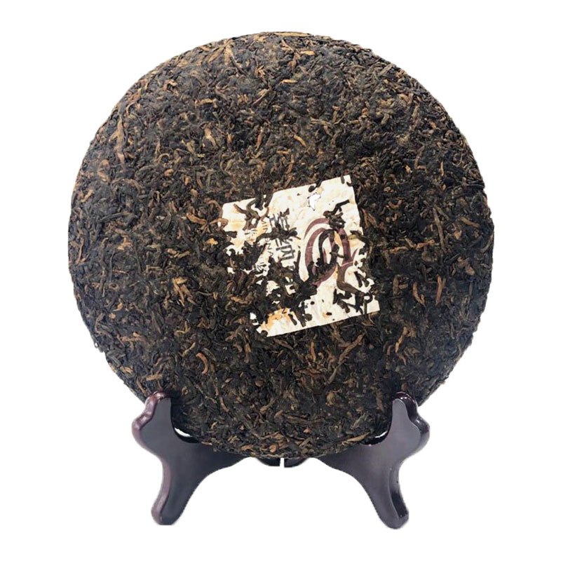 茗纳百川 云南七子饼茶3年陈古树普洱茶熟茶 饼茶特级勐海茶叶 天下共茗357克*7片整提2500g