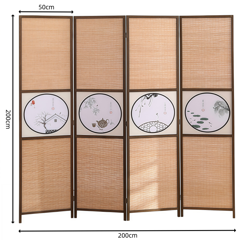 豫龙都屏风 四扇 屏风四扇/组