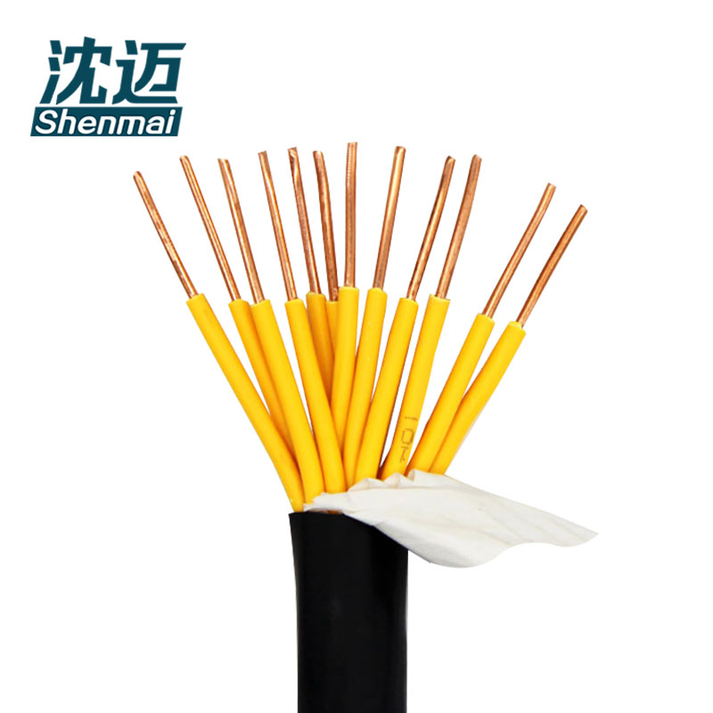 沈迈 铜芯电缆 ZR-KVV-450/750V-12*1.5平方 1米高清大图