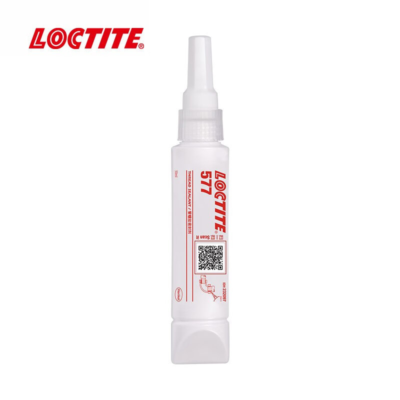 乐泰/loctite 577 管螺纹密封强力胶 抗震动耐腐蚀大尺寸惰性金属管螺牙密封胶膏状胶水黄色 50ml 1支