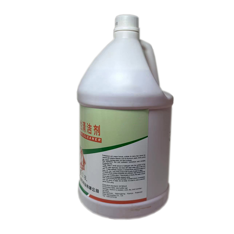炯毅 酸性清洁剂大桶洁厕剂瓷砖大理石地板装修水泥污渍去污洗涤剂 酸性清洗剂 3.8L 桶高清大图