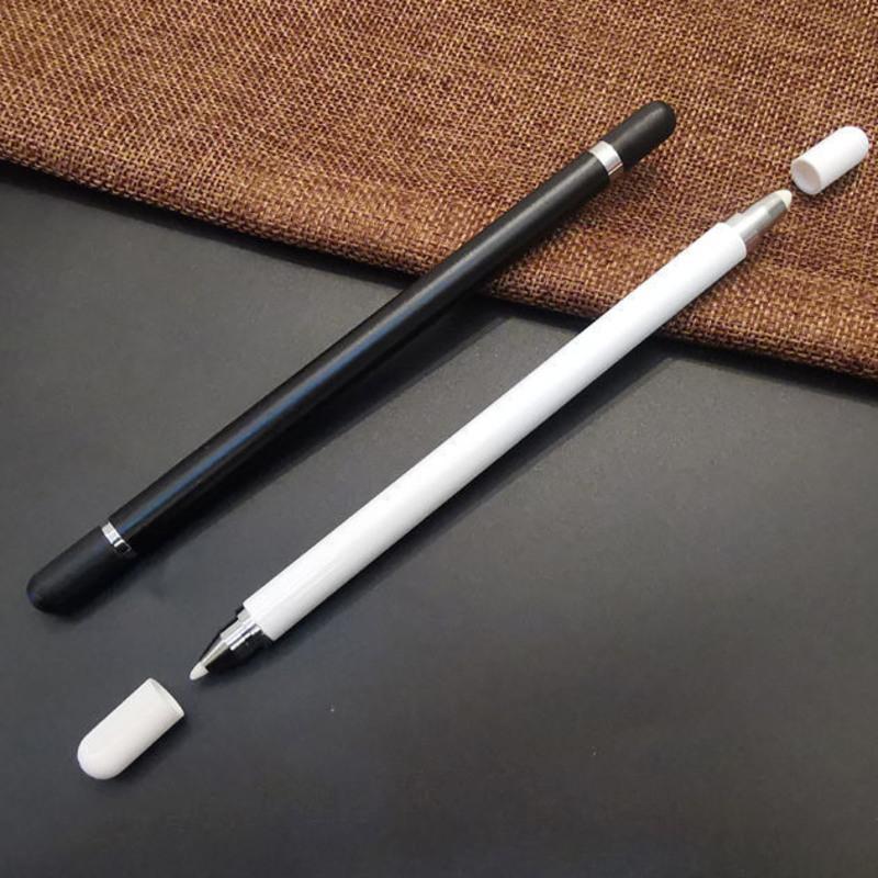 双头笔白色无笔夹4个笔芯细头电容笔苹果ipad触控屏笔安卓手机平板