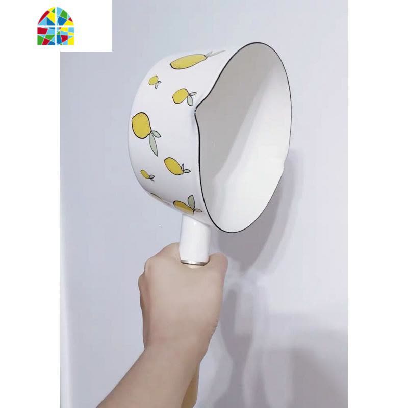 蘑菇屋 日式锅锅奶锅宝宝辅食锅小清新小碎花柠檬款 FENGHOU 奶锅支架单买不图片