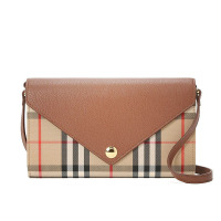 预订 BURBERRY 博柏利 信封包 经典格纹 斜挎包 单肩包8025162
