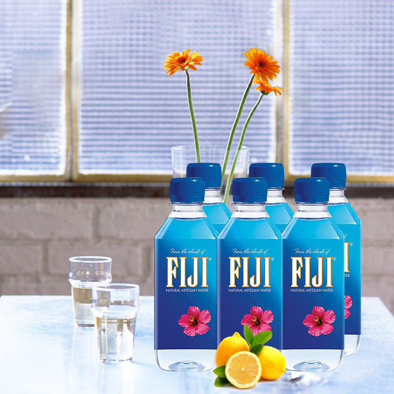 [液体黄金]斐济(FIJI)天然深层矿泉水 330ml*6瓶 进口饮用水 矿物质水 斐济进口