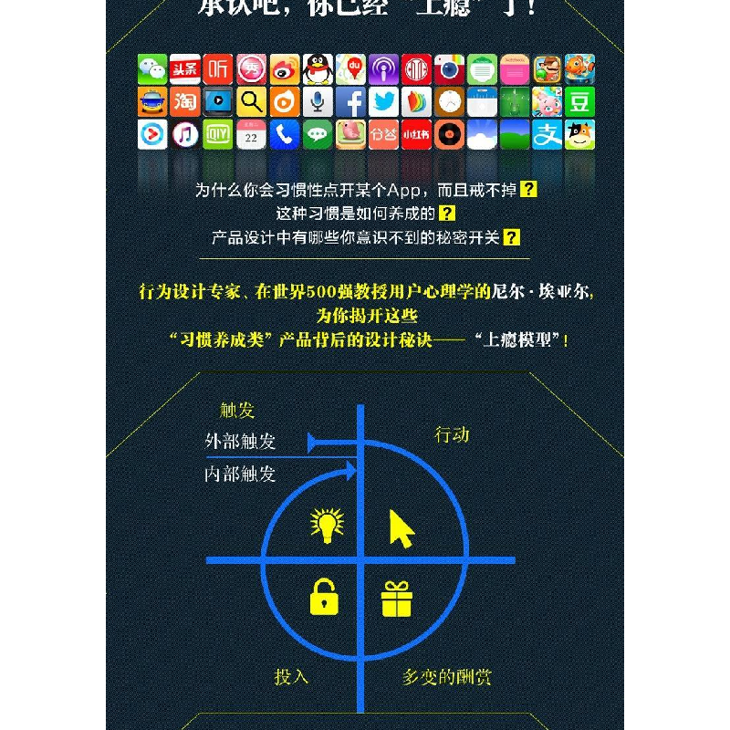 正版新书]上瘾:让用户养成使用习惯的四大产品逻辑[美]尼尔·埃亚高清大图