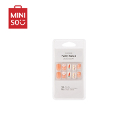 名创优品 (miniso) 芭比无痕指甲片美甲贴片贴纸ins 24片装[告白]