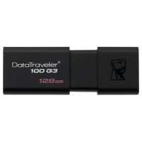 金士顿 USB3.0 DT100G3 系统投标车载优盘 高速U盘 128G 黑