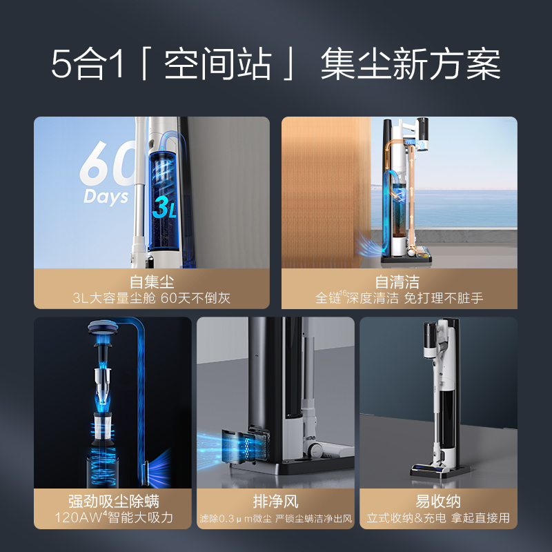 添可(TINECO)无线智能洗地机芙万Chorus Pro Station高温全链极速干空间站集尘自清洁家用吸尘器