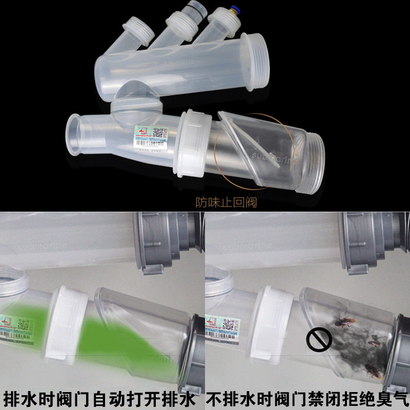 厨房单双闪电客垃圾处理器洗菜盆/盘水池水-堵排水下水 垃圾处理器单槽下水管[送生料带]