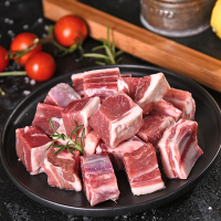 西鲜记 盐池滩羊 羔羊切块1kg/袋 带骨羊肉块 精选180天羔羊 乳嫩不膻 清炖红烧羊肉食材