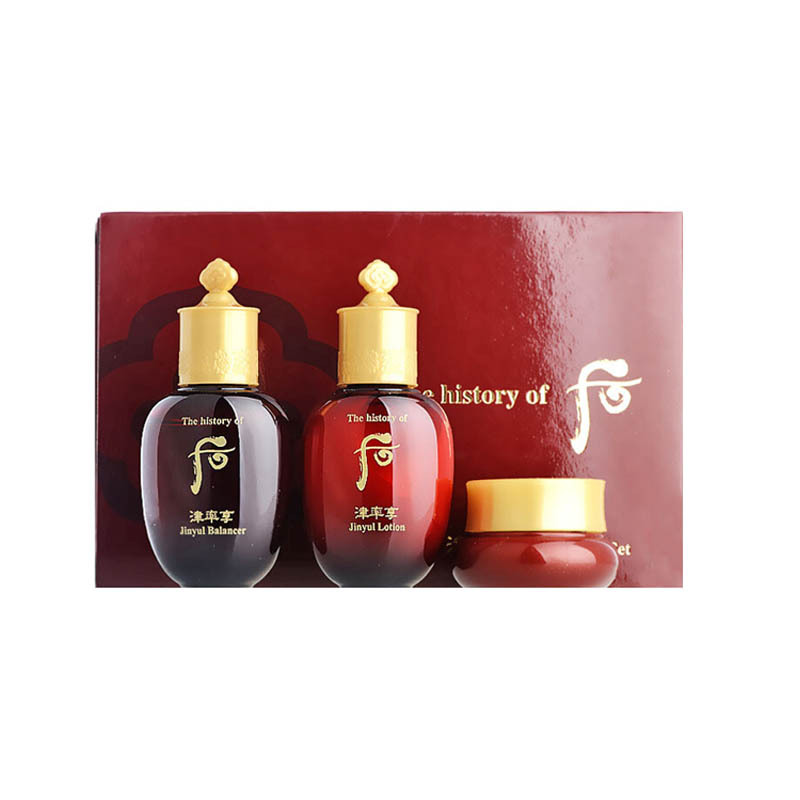Whoo后津率享红华凝香平颜系列 水乳霜3件套44ML