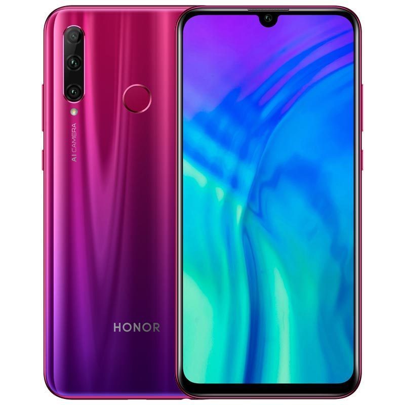 荣耀(honor)20i 4GB+128GB 渐变红 移动联通电信4G全网通 3200万AI自拍 超广角三摄 6.21英寸珍珠全面屏手机