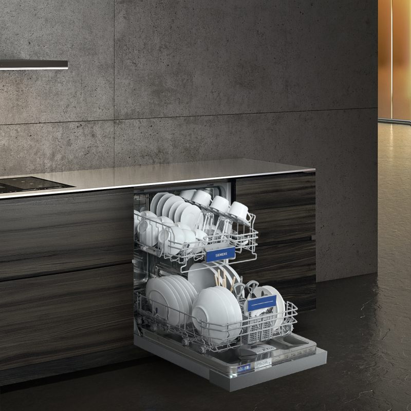 西门子SJ435S01JC 13套 五种程序 智能变频 加速省时 双重烘干 新平台易安装 下嵌式蒸饭柜高清大图