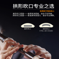 雅马哈(YAMAHA)竖笛乐器初学者高音中音8八孔入门儿童德式笛子小学生英式 YRS-401(高音德式)