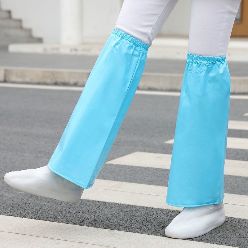 雨裤套男女防湿防水裤腿套成人学生配雨衣雨鞋套穿加厚防雨裤儿童
