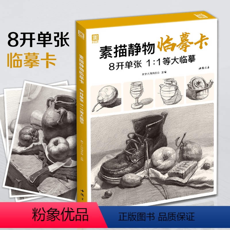 [正版]书籍素描静物临摹卡高清大图