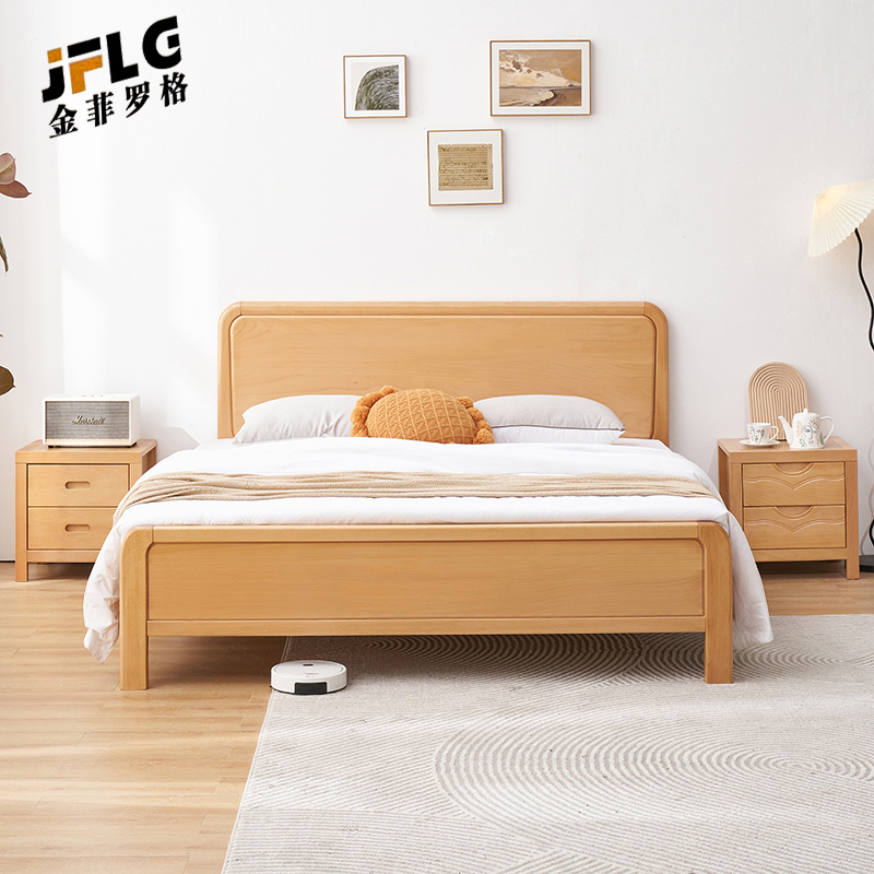 金菲罗格实木床现代简约主卧床