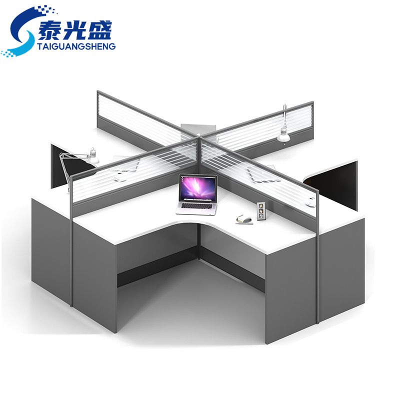泰光盛职工办公桌十字张