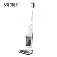 日本由利(Uoni)无线洗地机家用智能吸尘器干湿两用式净污水分流滚刷自动清洗吸擦拖一体机F1